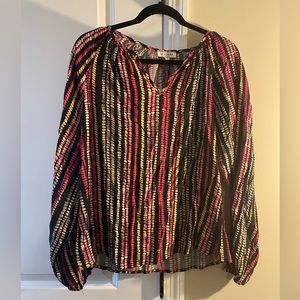 NWT multi color blouse.